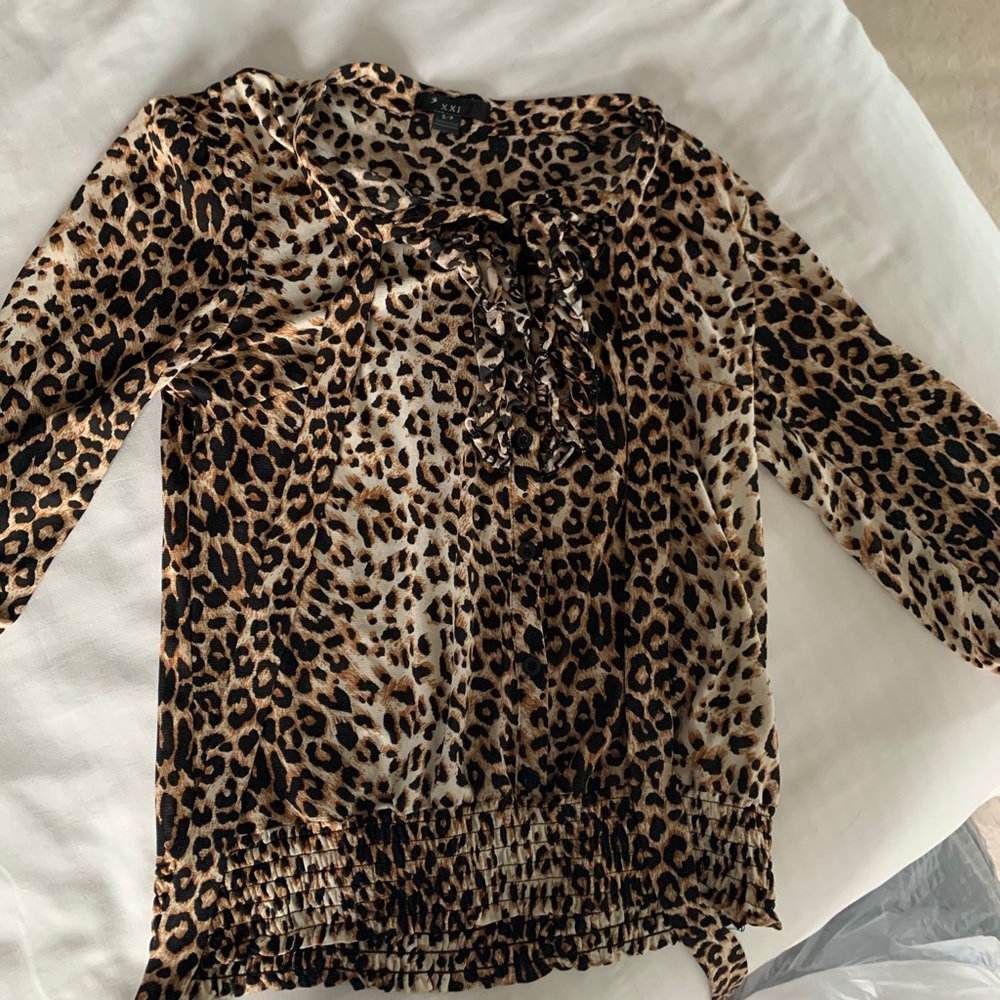 Cheetah 🐆 Print Blouse